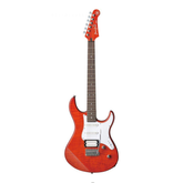 Pacifica PAC212V Electric Guitar in Caramel Brown (quilted maple)